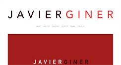 Desktop Screenshot of javierginer.com